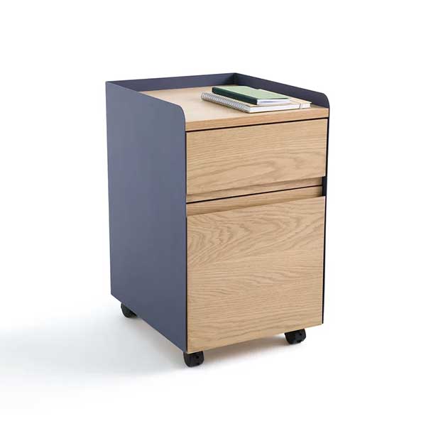 La Redoute Intérieurs - Caisson de bureau bois et métal, Meti