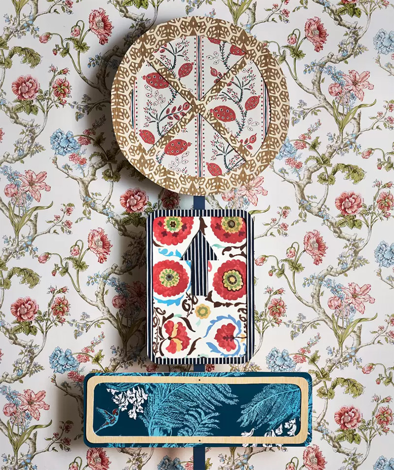 Osez le mélange des motifs // Photo : Rachel Whiting pour House and Garden