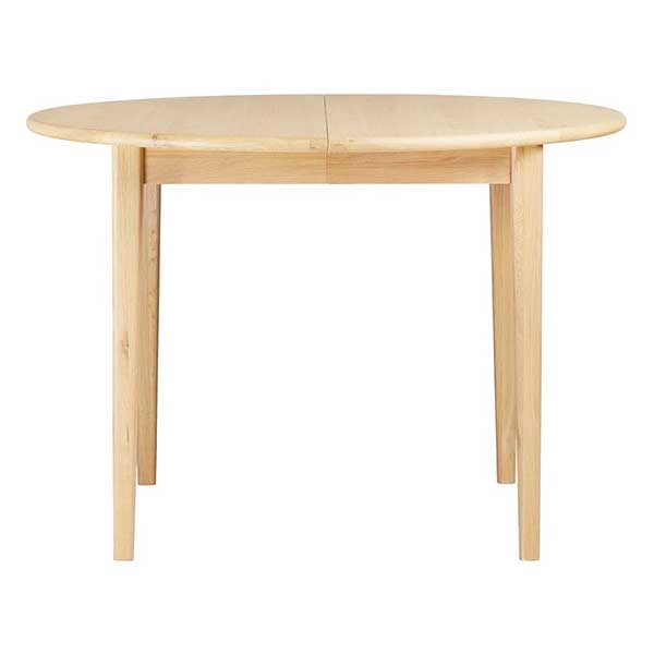 La Redoute Intérieurs - Table repas ronde extensible en chêne, Twist