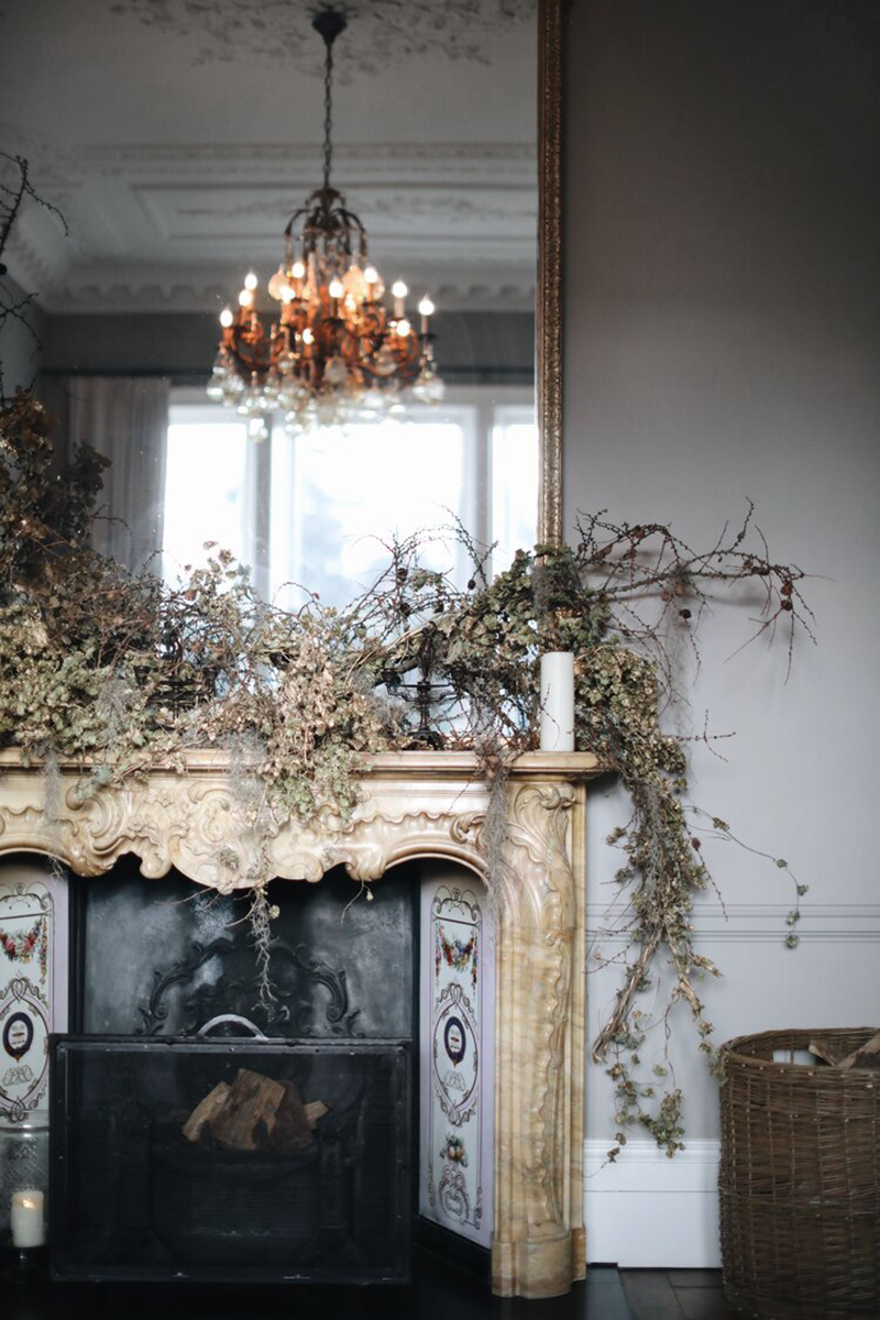 Christmas Installation, Heckfield Place @kittengraysonflowers