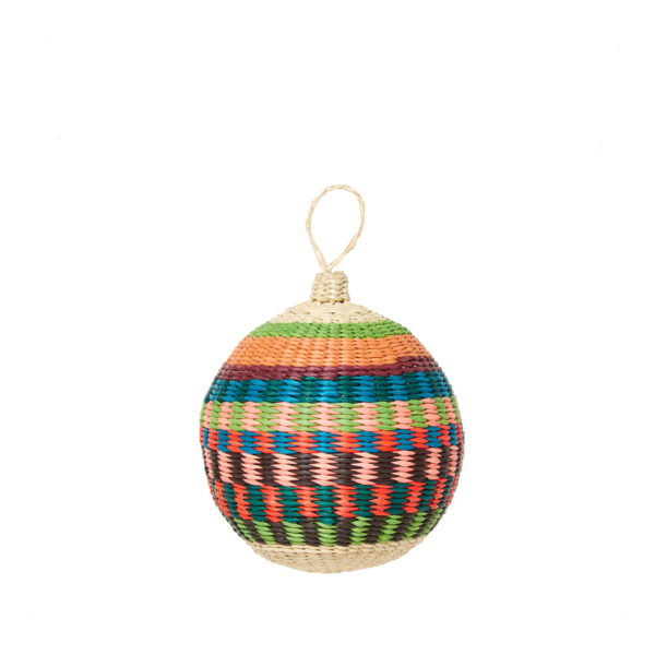 Etsy - Best of Colombia - Boule de noël en raphia