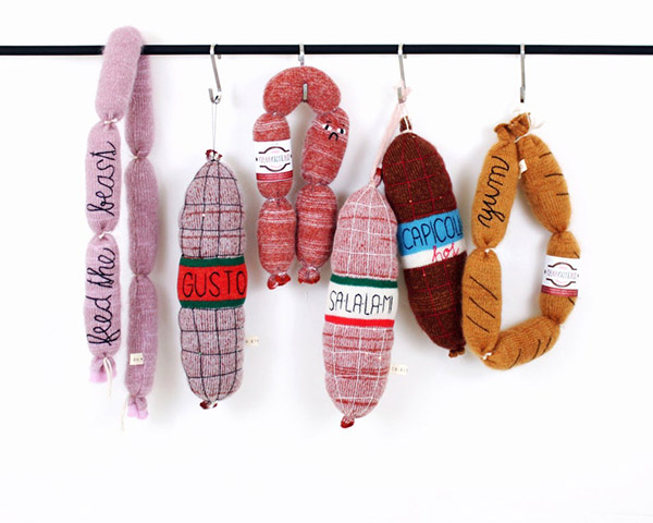 Collection charcuterie en tricot - Boutique Etsy Colette Bream