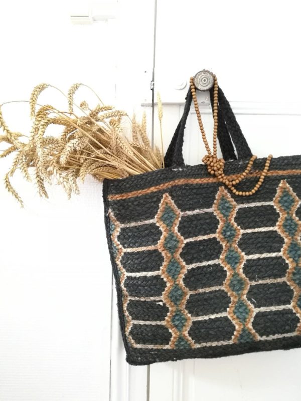 Sac cabas en chanvre et jute - Boutique Etsy Esprit NOMAD