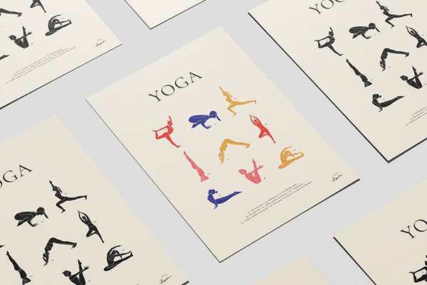 Affiche YOGA - Boutique Etsy French Pair