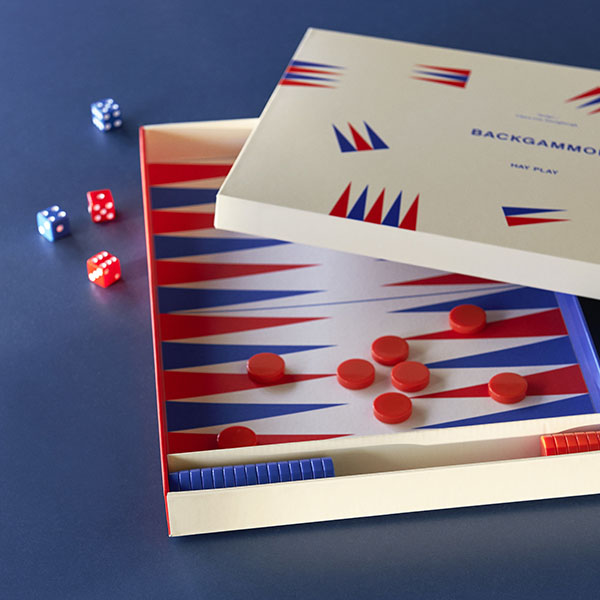 Jeu Backgammon, Hay Play, design : Clara Von Zweigbergk pour Hay