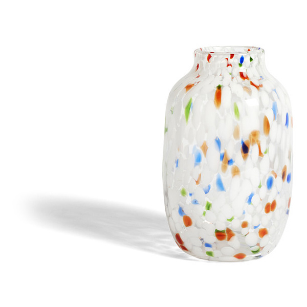 Vase en verre soufflé, Splash - Hay