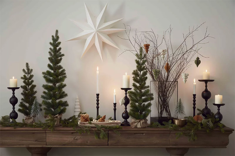 Mettre en lumière son décor de Noël : multiplier les jolies bougies