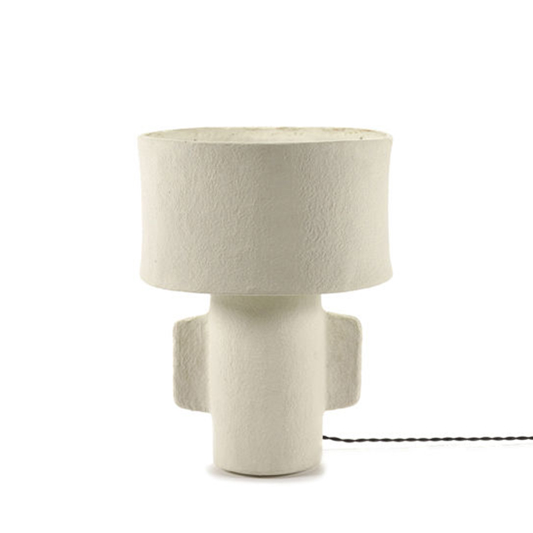 Lampe de table en papier mâché, Earth - Design : Marie Michielssen pour Serax