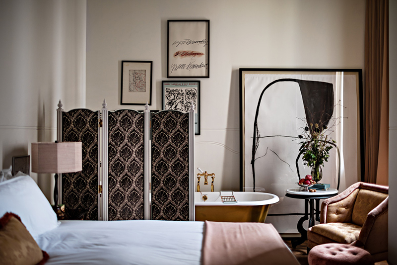 NoMad hotel à Londres, des chambres chic peuplées d'œuvres d'art