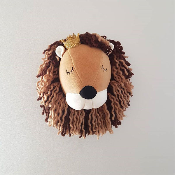 Tête de lion déco - Boutique Etsy Besi Design