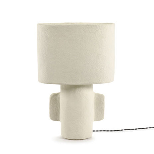 Lampe de table en papier mâché, Earth, design : Marie Michielssen pour Serax