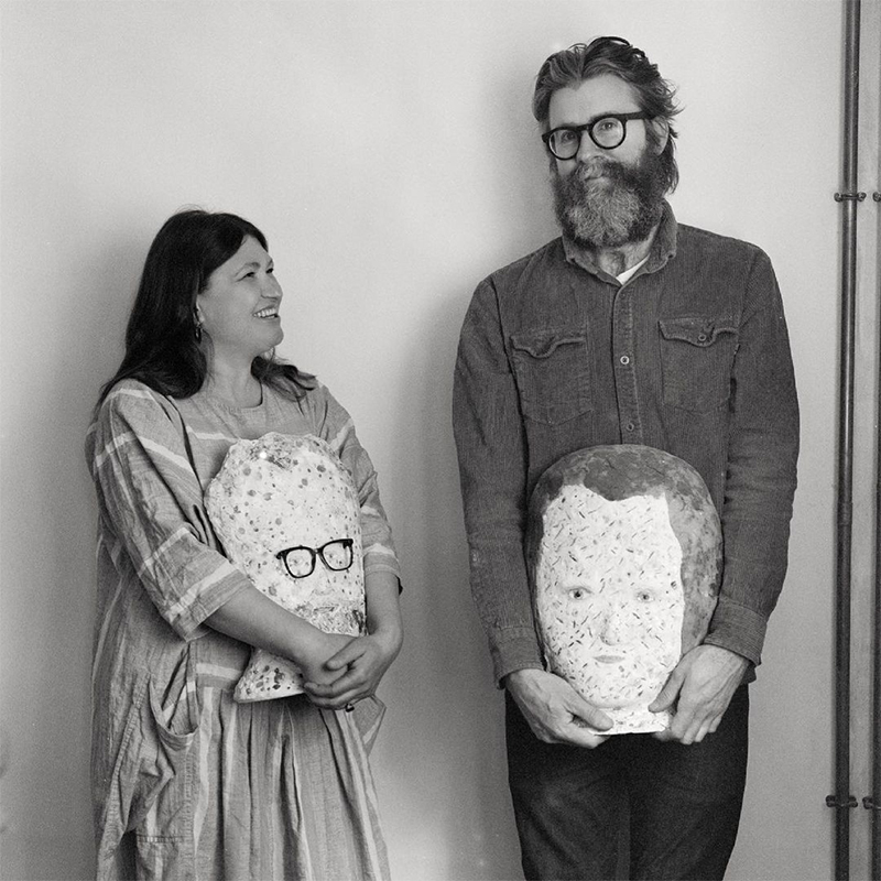 Patrick Williams et de sa femme Neri qui se cache derrière le studio Berdoulat