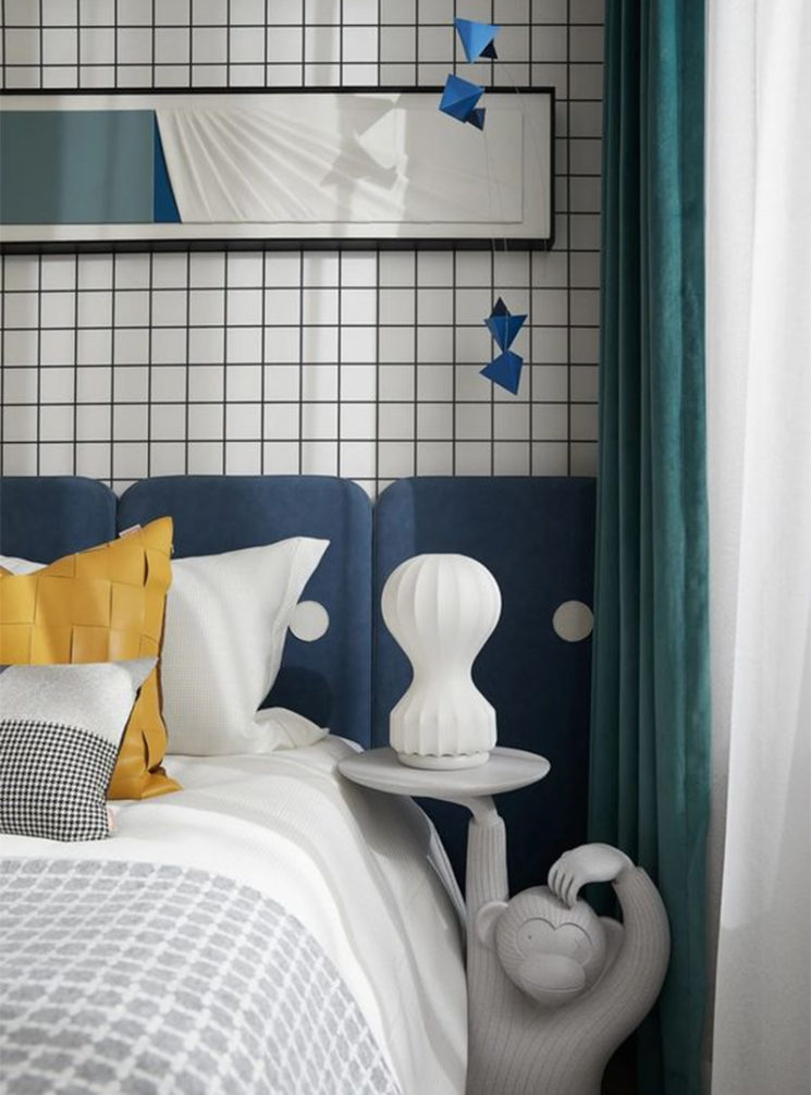 Tête de lit design et originale en tissu, soyez créatif ! - Turbulences ...