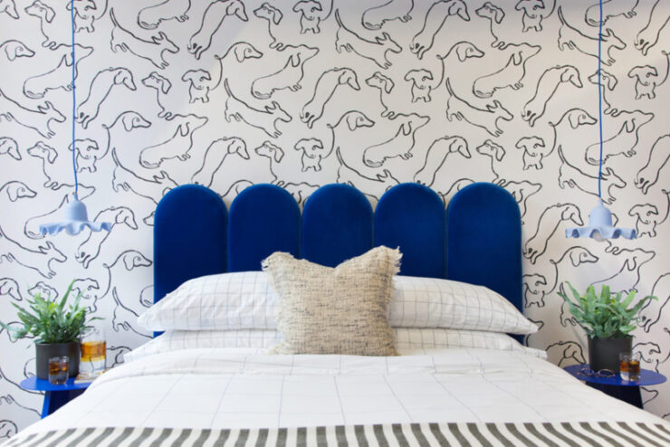 Tête de lit design et originale en tissu, soyez créatif ! - Turbulences ...