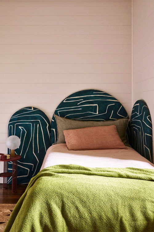 Tête de lit design et originale en tissu, soyez créatif ! - Turbulences ...