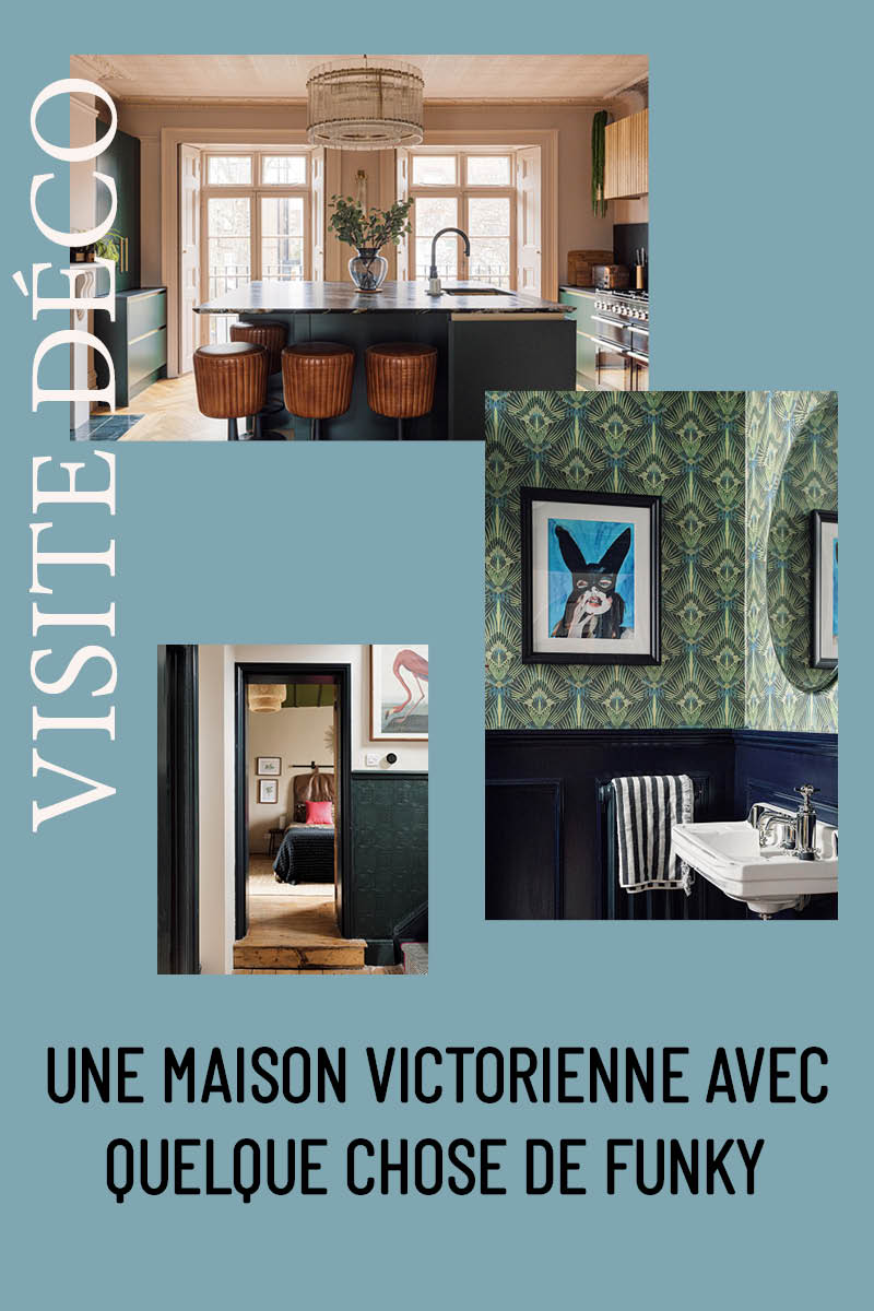 Une maison victorienne avec quelque chose de funky à retrouver sur Turbulences Déco