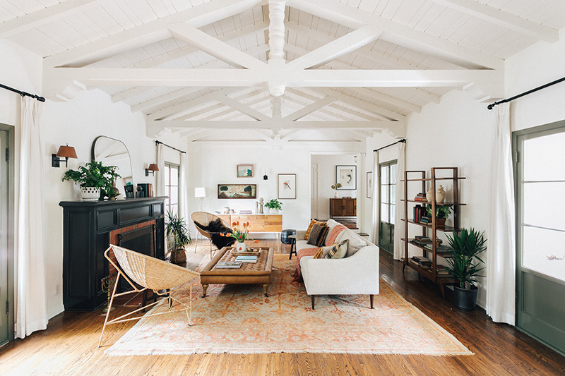 Une maison à Los Angeles au style bohème chic californien