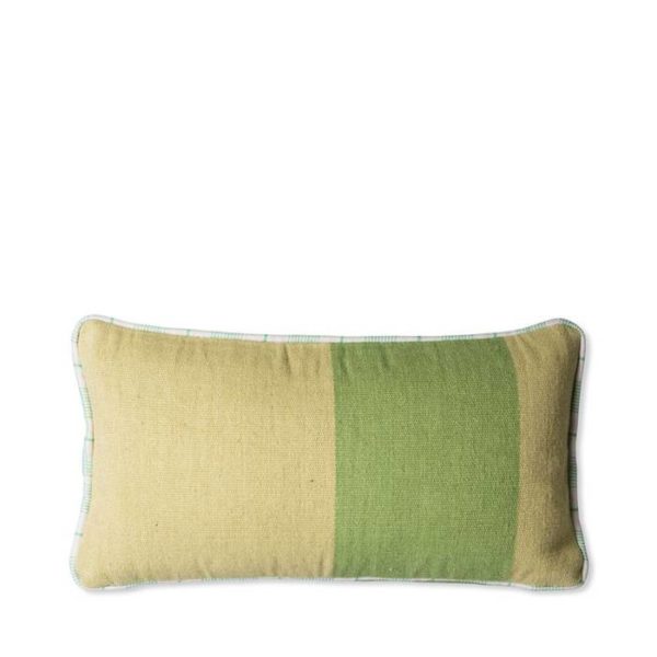 Coussin tissé main en laine, Houthei - HK Living