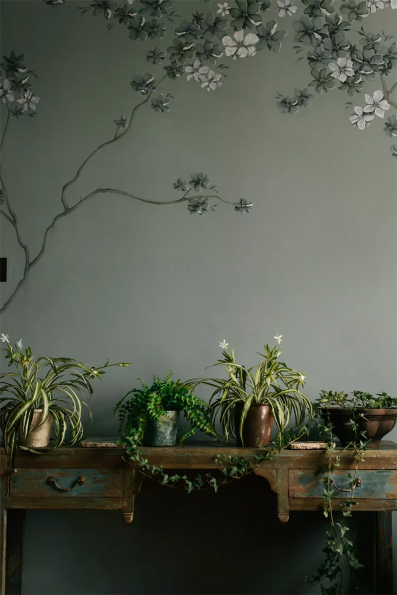 Le vert kaki en déco // deVOL chic Chinoiserie