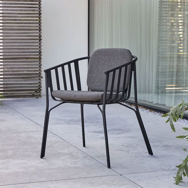 Tikamoon - Fauteuil de jardin en aluminium, Grazi