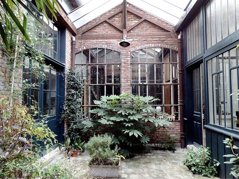 Un atelier du XIXe, dans le XIXe arrondissement de Paris