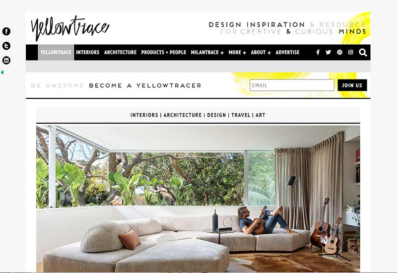 Le blog de design intérieur Yellowtrace