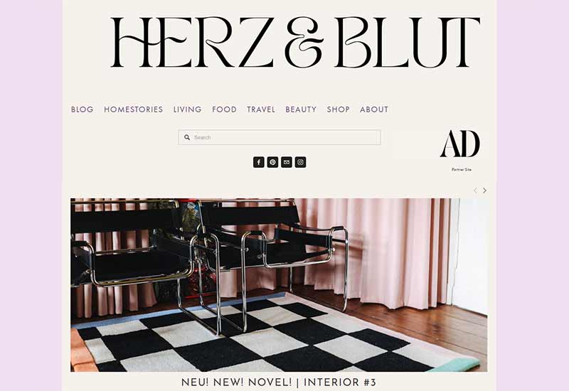 Le blog déco et lifestyle Herz & Blut