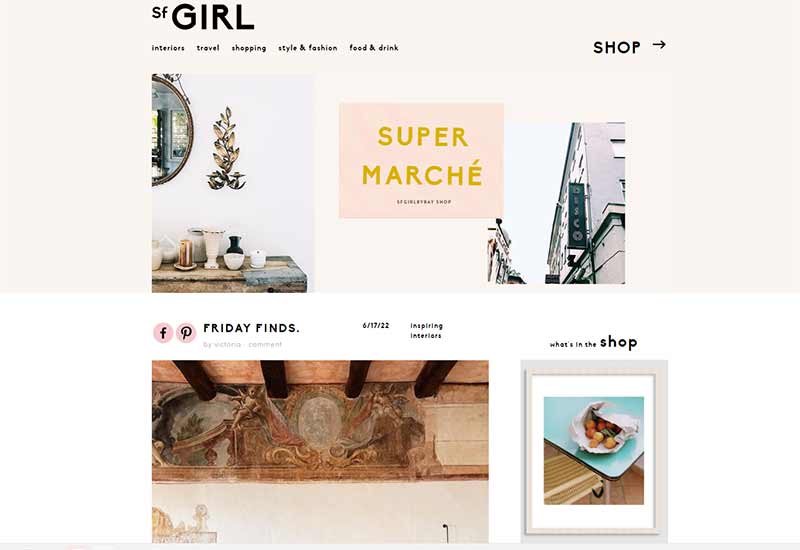 Le blog d'ambiance et lifestyle sfgirlbybay