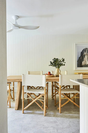 Le blanc, et le bleu, mais surtout le blanc, couleurs de bord de la déco de bord de mer