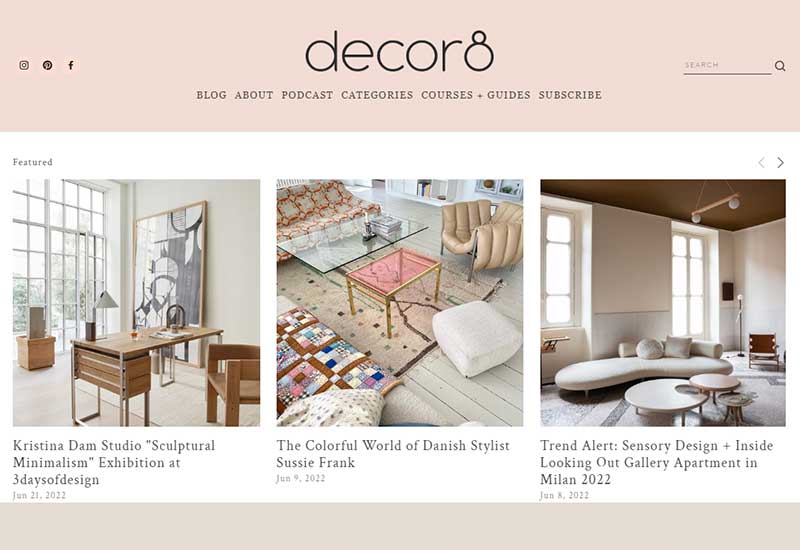 Le blog déco Decor8