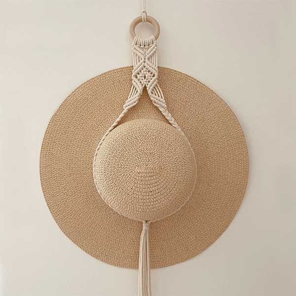 La Fabrique de Lili sur Etsy - Porte chapeau en macramé
