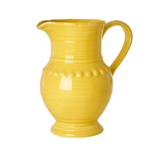 Carafe en céramique jaune - Rice