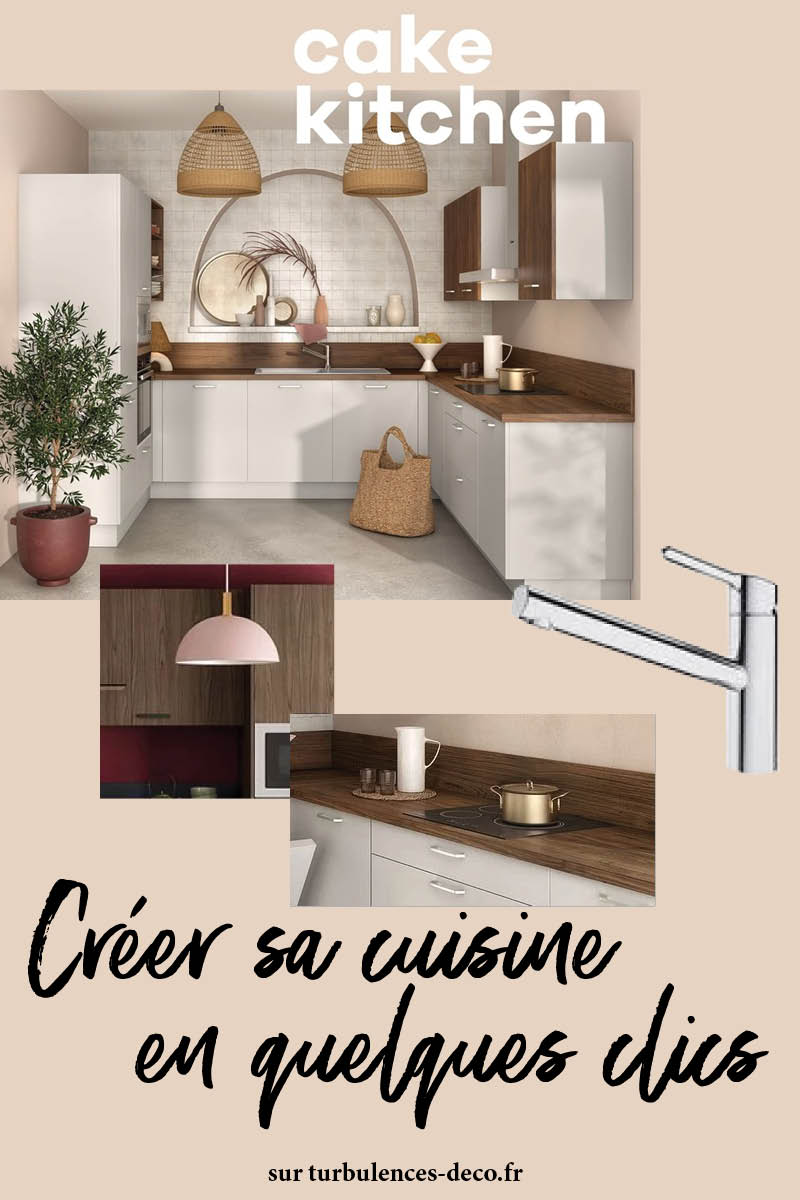 Créer sa cuisine en quelques clics avec Cake Kitchen ! à retrouver sur Turbulences Déco