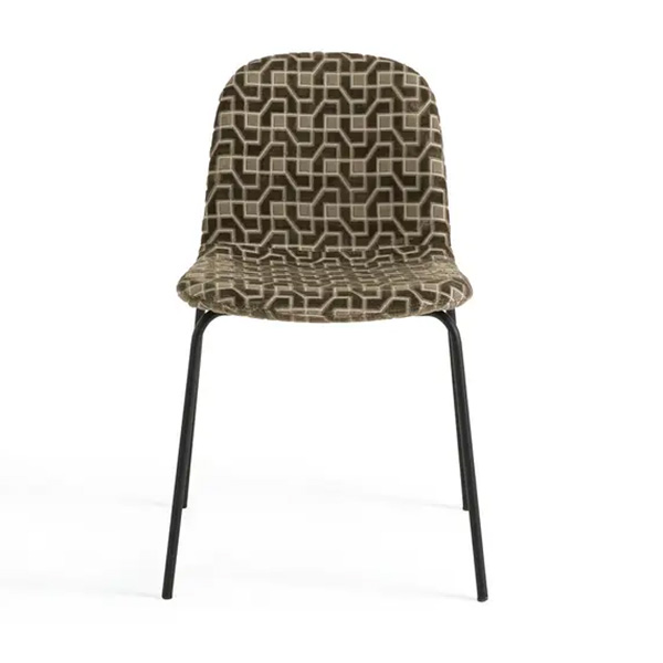 Chaise tissu jacquard, Tibby sur Ampm