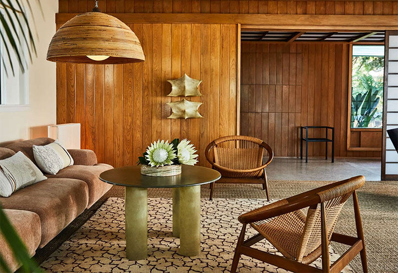 Le cabanon de Kelly Wearstler à Malibu - Photo : Mark Durling