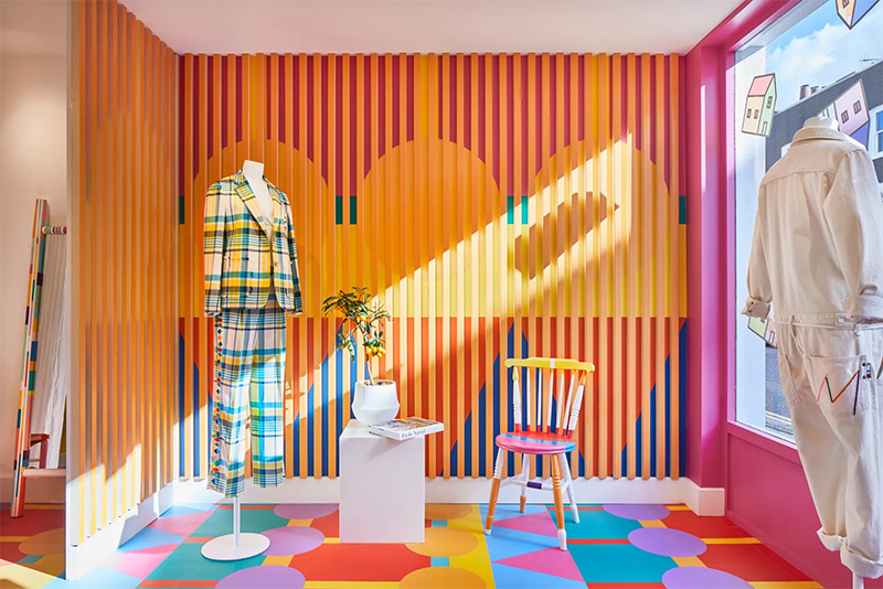 Le showroom de Mira Mikati qu'elle nomme la "Happy Home"