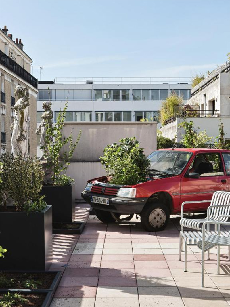 Le rooftop de l'hôtel Rosalie Paris 13