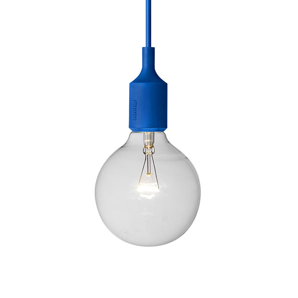 Suspension avec ampoule LED, E27 - Design : Mattias Ståhlbom pour Muuto