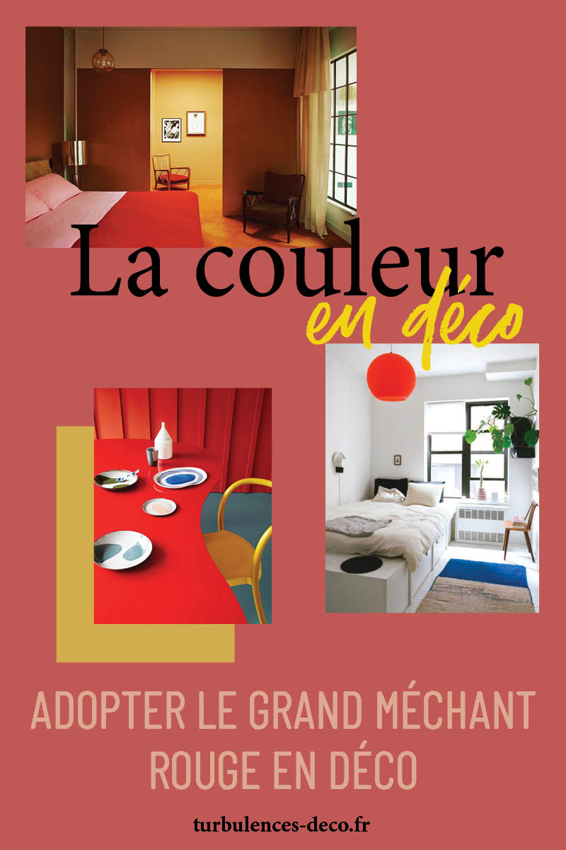 Adopter le grand méchant rouge en déco à retrouver sur Turbulences Déco