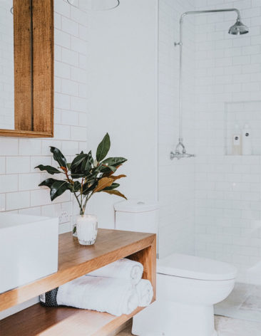 La salle de bain dans un style scandinave industrielle