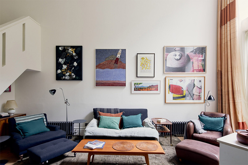 Un duplex art déco à Londres, décoré par Jo Mitton