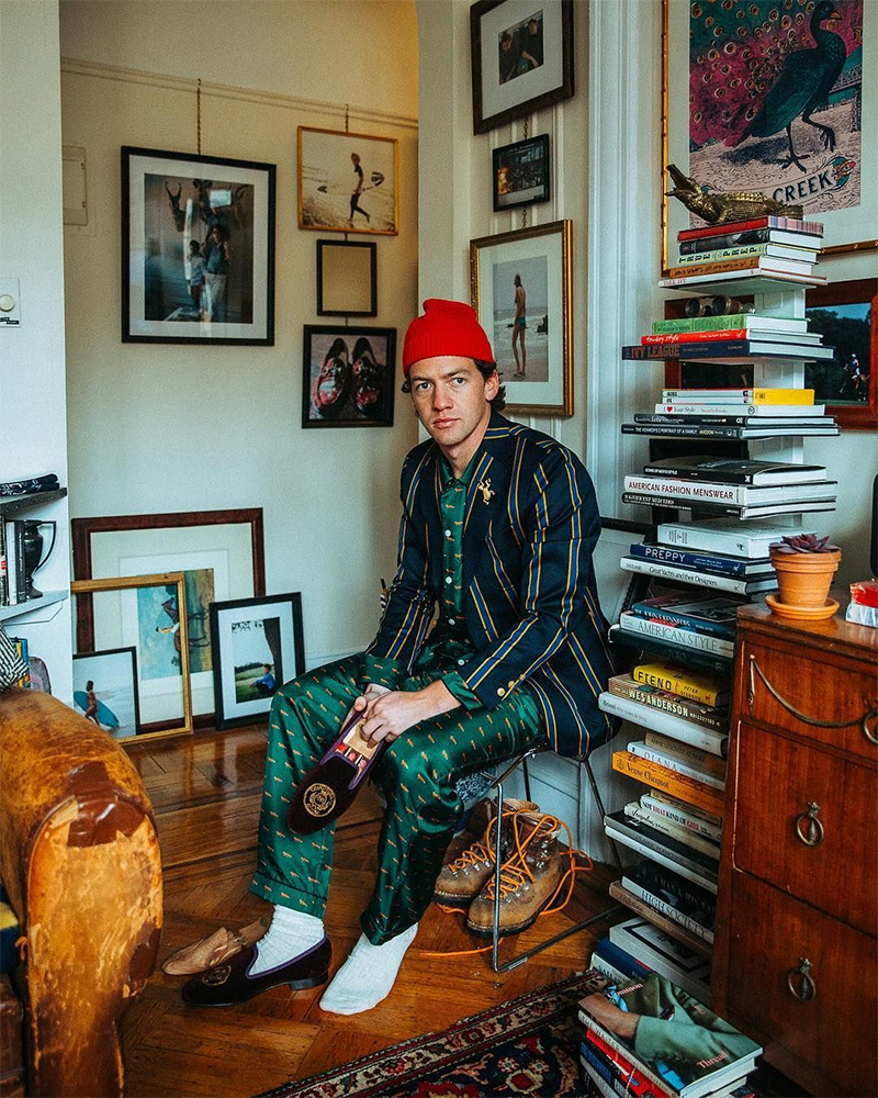 Lookbook F.E. Castleberry très inspiré de l'œuvre filmographique de Wes Anderson