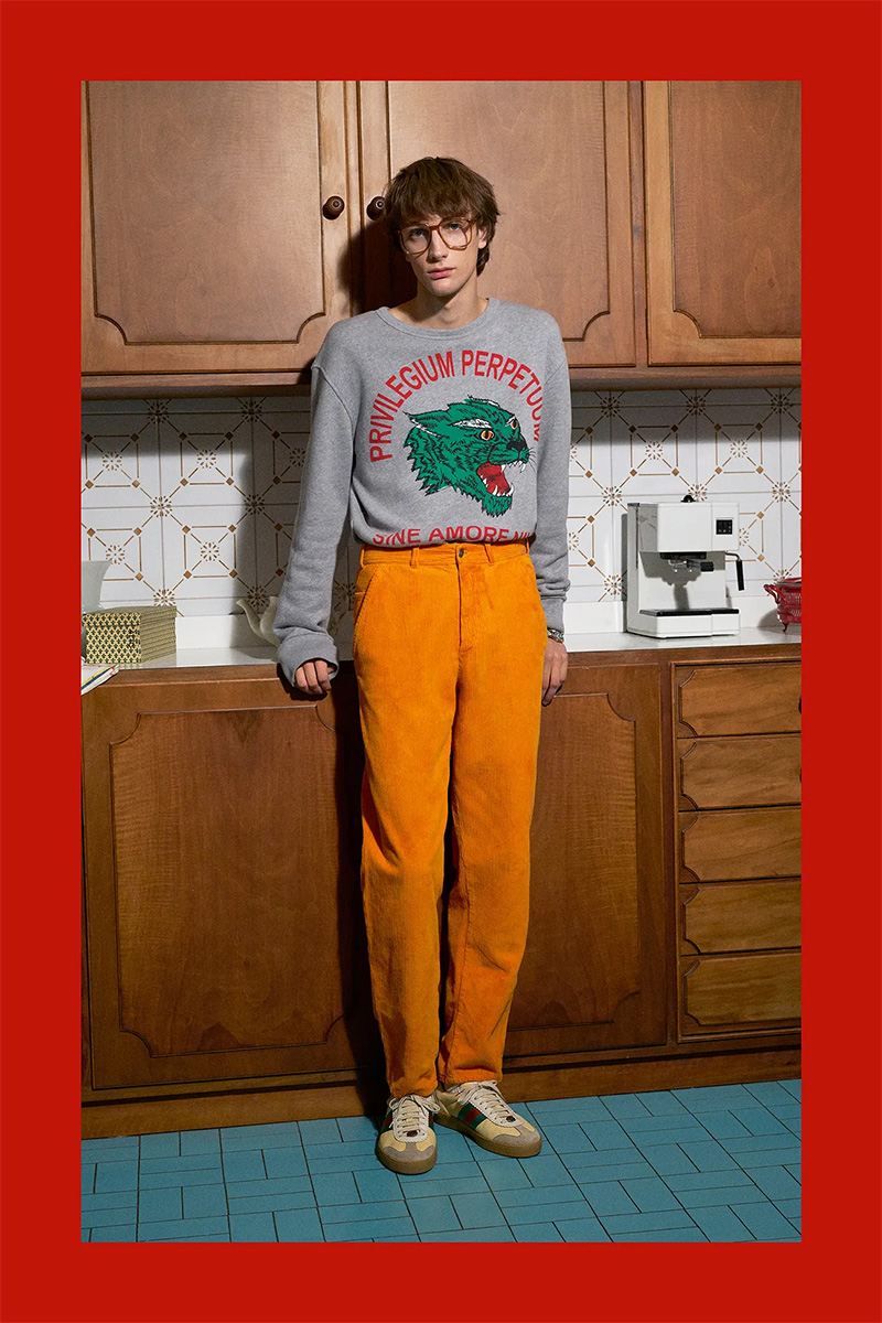 Gucci Pre-Fall 2018 au ambiances so rétro