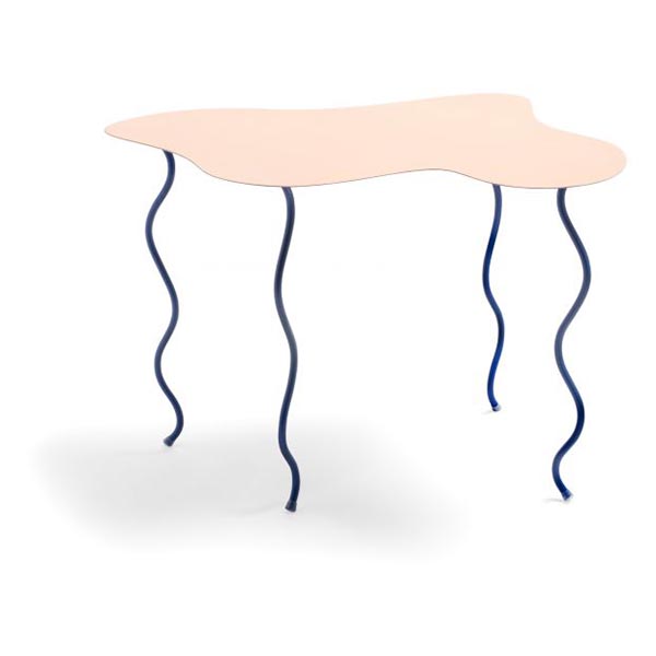 &Klevering - Table d'appoint Squiggle en métal