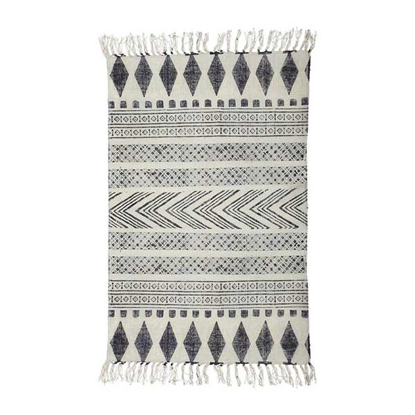 Tapis couloir avec motif Berbère Gris / Noir, House Doctor sur mybohem.fr