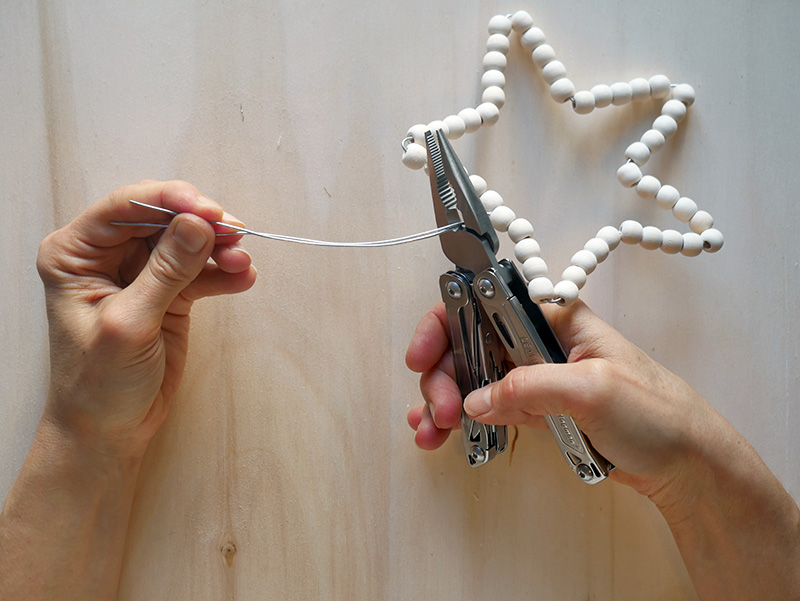 Turbulences Déco - DIY pour fabriquer une étoile en perles de bois scandinave