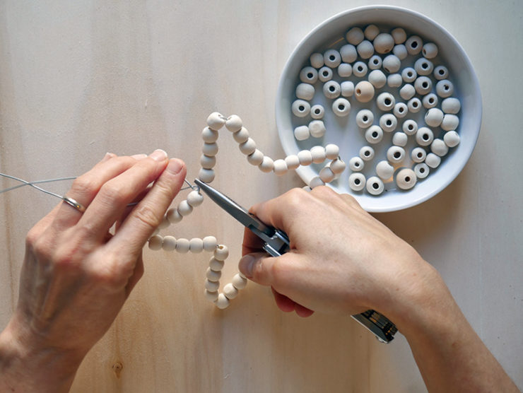 Kit Fabrication Collier Chapelet – 1240 Pièces Perles Bois, Fermoirs, Tiges Acier – Créations Bijoux DIY