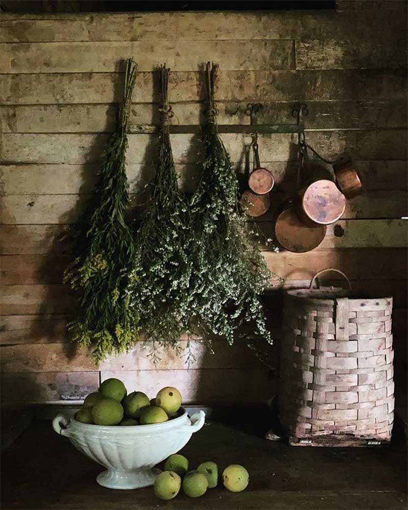 Une antique ferme en Ontario - La cuisine réhabilitée dans son jus