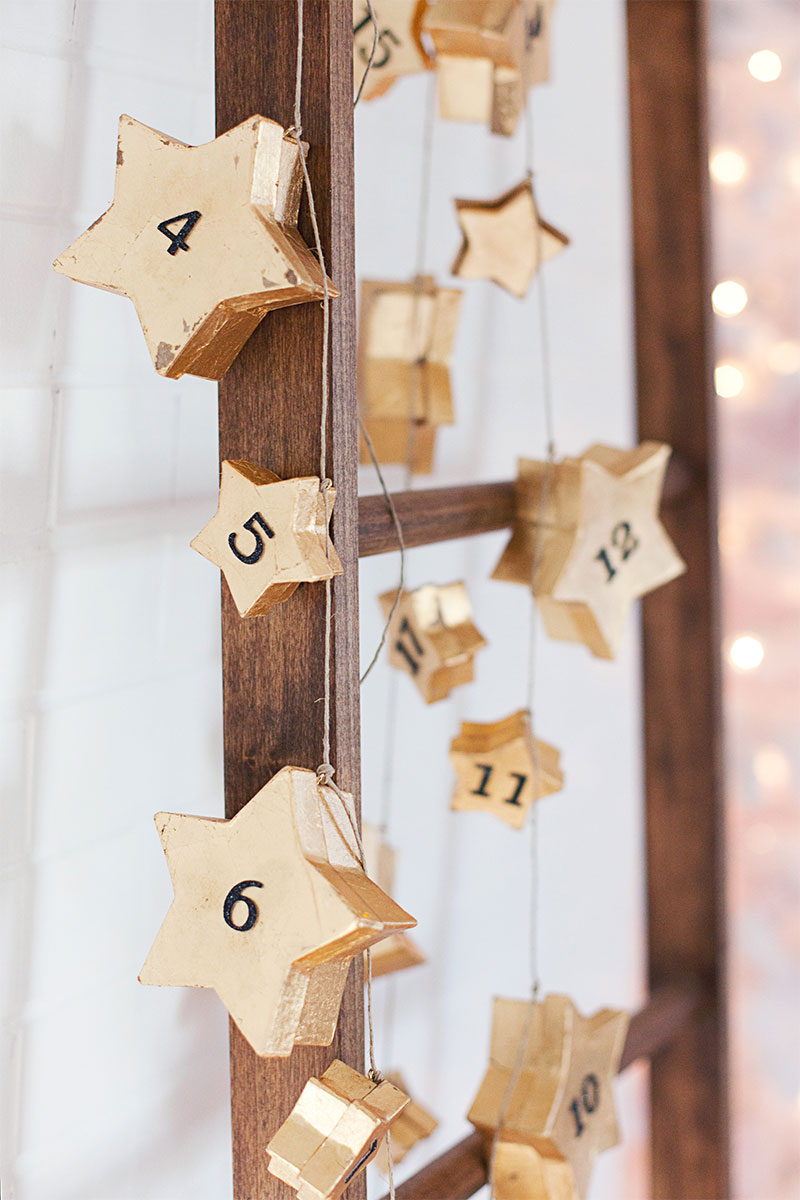 Star Garland Advent Calendar, un pas à pas à retrouver sur abeautifulmess.com