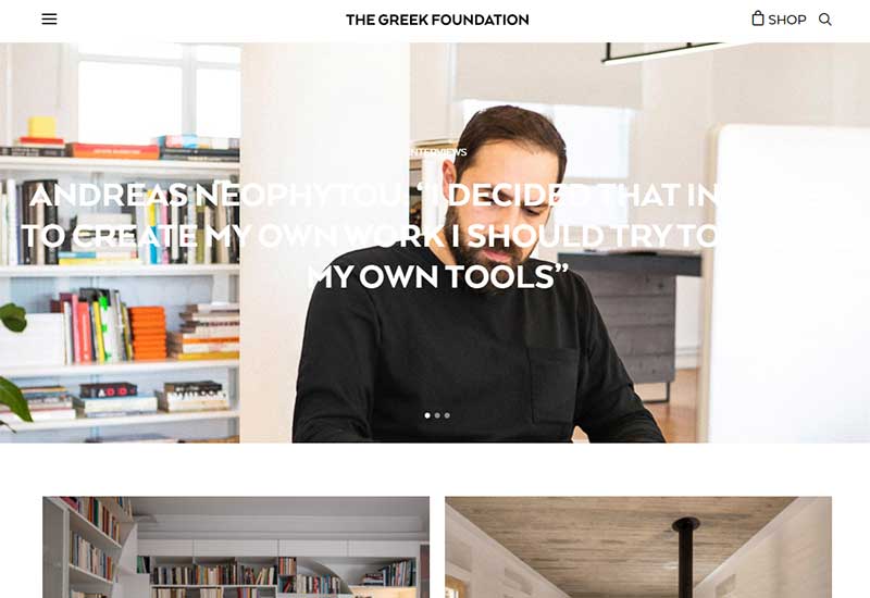 Un site de promotion de la vie culturelle et artistique grecque The Greek Foundation